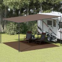 VidaXL Tenttapijt 400x400 cm bruin VidaXL Tenttapijt 400x400 cm bruin