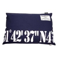 Lex & Max Hondenkussen Number 51-42 Donkerblauw - 100 X 70cm - thumbnail