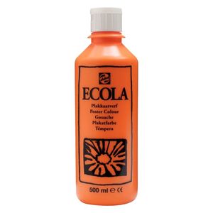 Talens Ecola plakkaatverf flacon van 500 ml, oranje