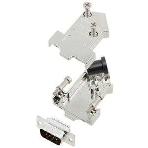 TRU COMPONENTS TCD45NT09MDMPK 7709864 D-sub male connectorset 45 ° Aantal polen: 9 Soldeerkelk 1 stuk(s)