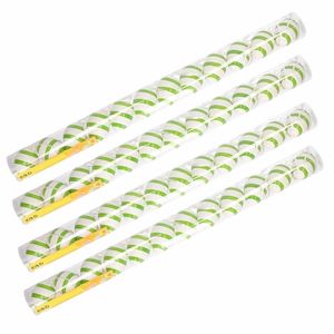 Groen/wit gestreepte hangdecoratie paaseieren 48x stuks