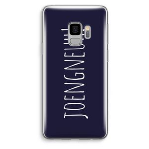 Joengneuh!: Samsung Galaxy S9 Transparant Hoesje