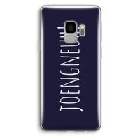 Joengneuh!: Samsung Galaxy S9 Transparant Hoesje