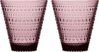 Iittala Glazen Kastehelmi - Calluna - 300 ml - 2 stuks Iittala Glazen Kastehelmi - Calluna - 300 ml - 2 stuks