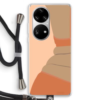 Bikini: Huawei P50 Pro Transparant Hoesje met koord