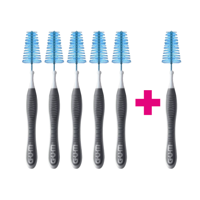 GUM Trav-Ler 2.6 mm zwart - 5+1 Gratis