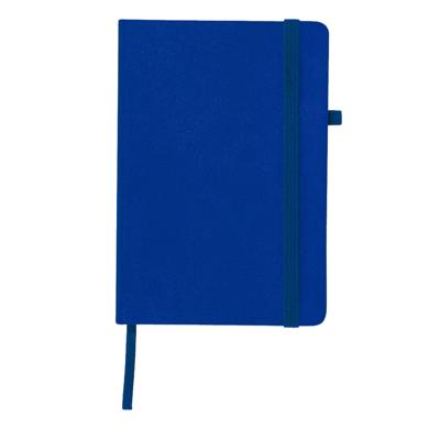 Notitieboekje / opschrijfboekje A5 - blauw - 15 x 21 cm - harde kaft