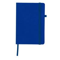 Notitieboekje / opschrijfboekje A5 - blauw - 15 x 21 cm - harde kaft