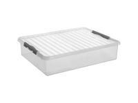 Sunware Q-line Bedbox 60 Liter Transparant 80x50x18 Cm ZONDER WIELEN