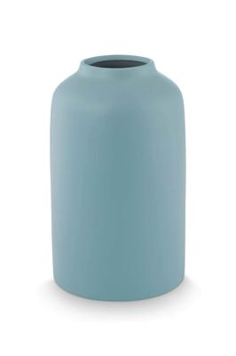 Pip Studio Vaas Keramiek Mat Blauw 30cm