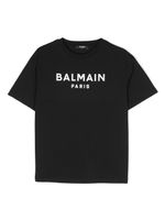 Balmain Kids t-shirt à logo imprimé - Noir - thumbnail