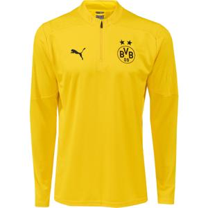 PUMA Borussia Dortmund Trainingstrui 1/4-Zip 2024-2025 Kids Geel Zwart