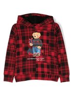 POLO RALPH LAUREN KIDS hoodie à imprimé Polo Bear - Noir