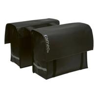 Newlooxs New looxs dubbele tas bisonyl zwart 46l