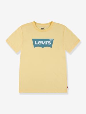 Batwing LEVI'S t-shirt voor kinderen met korte mouwen geel