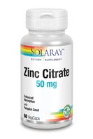 Solaray Zink citraat 50mg (60 vega caps)