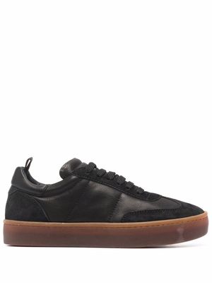 Officine Creative baskets Kombined en cuir - Noir