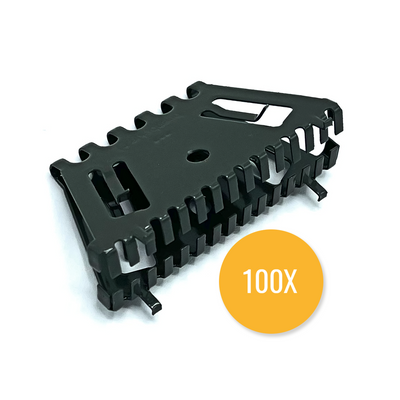 Bijenbekje 70mm - RAL 7010 (100)