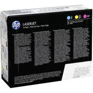 HP 201X originele high-capacity cyaan/magenta/gele LaserJet tonercartridges, 3-pack