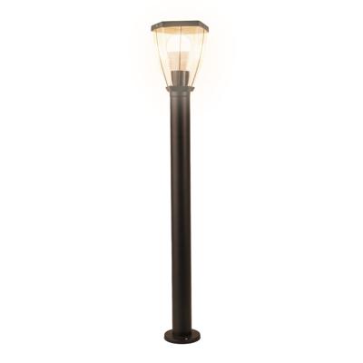 Kelly LED Tuinlantaarn 80cm - E27 LED lamp met schemerschakelaar - 8 Watt 620lm - 3000K warm wit - IP44 waterdicht - Buitenlamp met sensor