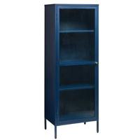 Rebellenclub Omeo Vitrinekast - 160 x 58 cm - Blauw