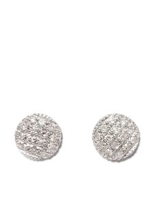 Dana Rebecca Designs boucles d'oreilles Lauren Joy en or blanc 14ct ornées de diamants - Argent