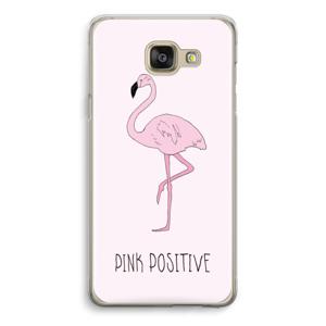 Pink positive: Samsung Galaxy A5 (2016) Transparant Hoesje