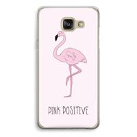 Pink positive: Samsung Galaxy A5 (2016) Transparant Hoesje - thumbnail