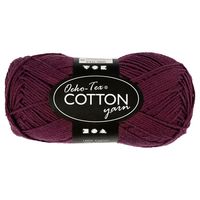 Creativ Company Katoengaren, plum, 50gr, 170m