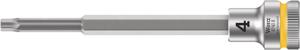 Wera 8740 B Zyklop bit-dop met 3/8"-aandrijving, met extra slanke profielzone, 4 x 107 mm - 05003050001