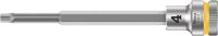 Wera 8740 B Zyklop bit-dop met 3/8"-aandrijving, met extra slanke profielzone, 4 x 107 mm - 05003050001