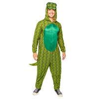 Krokodil Onesie Met Capuchon Volwassenen Krokodil Onesie Met Capuchon Volwassenen