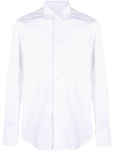 Emporio Armani chemise unie à manches longues - Blanc