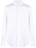 Emporio Armani chemise unie à manches longues - Blanc