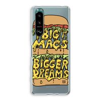 Big Macs Bigger Dreams: Sony Xperia 5 III Transparant Hoesje