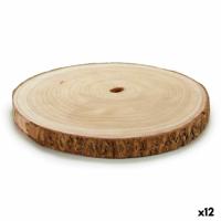 Decoratieve boomstam Bruin 30 x 2 x 30 cm (12 Stuks) Decoratieve boomstam Bruin 30 x 2 x 30 cm (12 Stuks)
