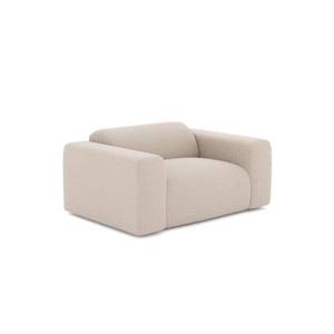 Beige geweven fauteuil