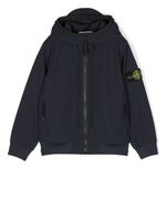 Stone Island Junior veste à patch logo - Bleu - thumbnail