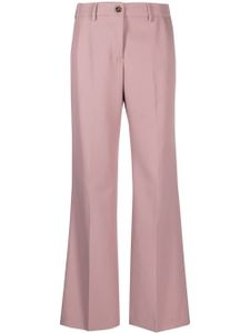 Golden Goose pantalon droit à plis marqués - Rose