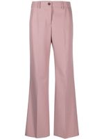 Golden Goose pantalon droit à plis marqués - Rose