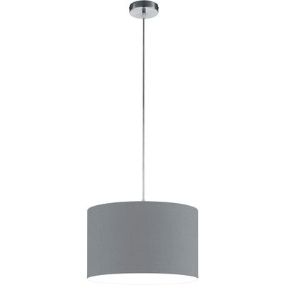 LED Hanglamp - Hangverlichting - Trion Hotia - E27 Fitting - 1-lichts - Rond - Mat Grijs - Aluminium