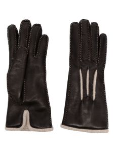 Moorer gants Guanto en cuir nappa - Marron