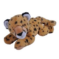 Pluche knuffel dieren Eco-kins jachtluipaard/cheetah van 30 cm - thumbnail