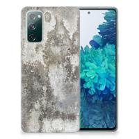 Samsung Galaxy S20 FE | TPU | Siliconen hoesje | Beton Print