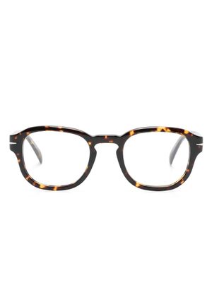 Eyewear by David Beckham lunettes de vue rondes à effet écailles de tortue - Marron