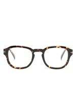 Eyewear by David Beckham tortoiseshell round-frame glasses - Marron - thumbnail