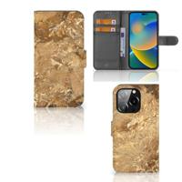 iPhone 14 Pro | Bookcase | Marmer Creme