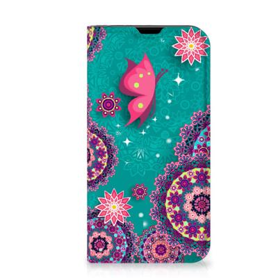 iPhone 13 Mini | Bookcase | Cirkels en Vlinders