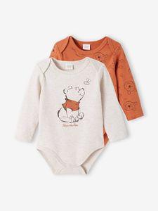 Set van 2 rompers voor jongens Disney Winnie de poeh® vanille