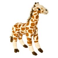 Pluche giraf knuffel 35 cm - thumbnail